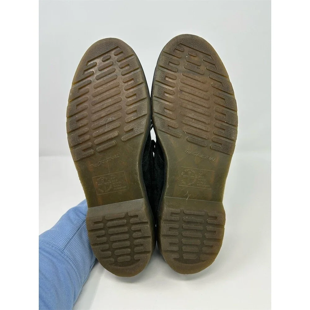 Dr. Martens 1461 Oxford Shoes Unisex Dark Gray Suede Lace Up Casual Size 11